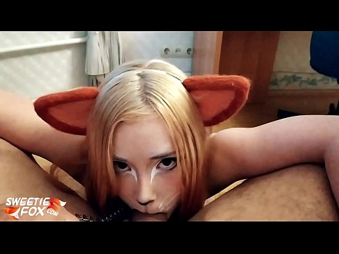❤️ Kitsune waxay liqaysaa dick oo afkeeda ku dhufatey ️❌  anaga ️❤